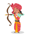 پیش‌نمایش فایل laxmi-bai-holding-bow-and-arrow-3254983 از پک لکشمی بای