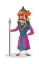 پیش‌نمایش فایل maharana-pratap-holding-javelin-3260288 از پک مهارانا پرتاپ