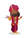 پیش‌نمایش فایل shakuni-holding-gambling-pieces-3260306 از پک شاکونی
