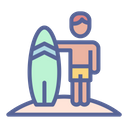پیش‌نمایش فایل surfing-1599822 از پک ساحل