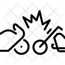 پیش‌نمایش فایل crash از پک مجموعه آیکن موتورسیکلت
