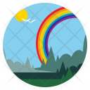 پیش‌نمایش فایل rainbow-32 از پک مناظر