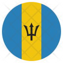 پیش‌نمایش فایل barbados از پک پرچم‌ها دایره‌ای جهان