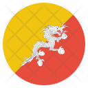 پیش‌نمایش فایل bhutan از پک پرچم‌ها دایره‌ای جهان