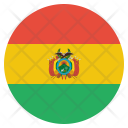پیش‌نمایش فایل bolivia از پک پرچم‌ها دایره‌ای جهان