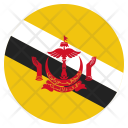 پیش‌نمایش فایل brunei از پک پرچم‌ها دایره‌ای جهان