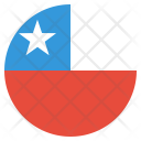 پیش‌نمایش فایل chile-3 از پک پرچم‌ها دایره‌ای جهان