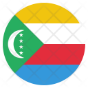 پیش‌نمایش فایل comoros-1 از پک پرچم‌ها دایره‌ای جهان