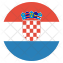 پیش‌نمایش فایل croatia از پک پرچم‌ها دایره‌ای جهان
