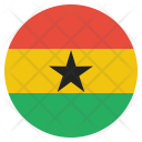 پیش‌نمایش فایل ghana-1 از پک پرچم‌ها دایره‌ای جهان