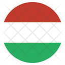 پیش‌نمایش فایل hungary از پک پرچم‌ها دایره‌ای جهان