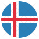 پیش‌نمایش فایل iceland از پک پرچم‌ها دایره‌ای جهان