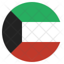 پیش‌نمایش فایل kuwait از پک پرچم‌ها دایره‌ای جهان