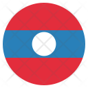 پیش‌نمایش فایل laos-2 از پک پرچم‌ها دایره‌ای جهان