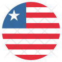 پیش‌نمایش فایل liberia-1 از پک پرچم‌ها دایره‌ای جهان