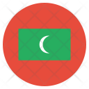 پیش‌نمایش فایل maldives از پک پرچم‌ها دایره‌ای جهان