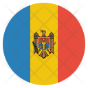 پیش‌نمایش فایل moldova از پک پرچم‌ها دایره‌ای جهان