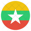 پیش‌نمایش فایل myanmar از پک پرچم‌ها دایره‌ای جهان