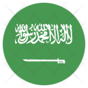 پیش‌نمایش فایل saudi از پک پرچم‌ها دایره‌ای جهان