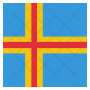 پیش‌نمایش فایل aland-16 از پک پرچم‌ها مربع جهان