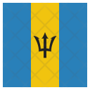 پیش‌نمایش فایل barbados-16 از پک پرچم‌ها مربع جهان