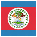 پیش‌نمایش فایل belize-3 از پک پرچم‌ها مربع جهان
