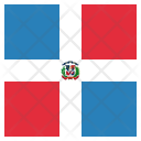 پیش‌نمایش فایل dominican-3 از پک پرچم‌ها مربع جهان