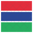 پیش‌نمایش فایل gambia-17 از پک پرچم‌ها مربع جهان