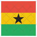پیش‌نمایش فایل ghana-18 از پک پرچم‌ها مربع جهان
