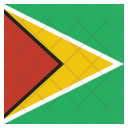 پیش‌نمایش فایل guyana-16 از پک پرچم‌ها مربع جهان