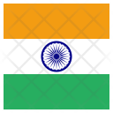 پیش‌نمایش فایل india-18 از پک پرچم‌ها مربع جهان
