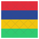 پیش‌نمایش فایل mauritius-18 از پک پرچم‌ها مربع جهان