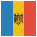 پیش‌نمایش فایل moldova-3 از پک پرچم‌ها مربع جهان