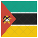 پیش‌نمایش فایل mozambique-4 از پک پرچم‌ها مربع جهان