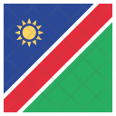 پیش‌نمایش فایل namibia-18 از پک پرچم‌ها مربع جهان