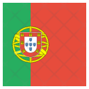 پیش‌نمایش فایل portugal-7 از پک پرچم‌ها مربع جهان