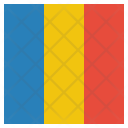 پیش‌نمایش فایل romania-17 از پک پرچم‌ها مربع جهان