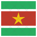 پیش‌نمایش فایل suriname-16 از پک پرچم‌ها مربع جهان