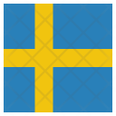 پیش‌نمایش فایل sweden-19 از پک پرچم‌ها مربع جهان