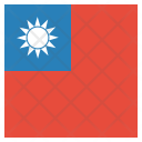 پیش‌نمایش فایل taiwan-17 از پک پرچم‌ها مربع جهان