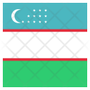 پیش‌نمایش فایل uzbekistan-16 از پک پرچم‌ها مربع جهان