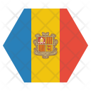 پیش‌نمایش فایل andorra-1 از پک پرچم‌ها شش‌ضلعی جهان