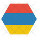 پیش‌نمایش فایل armenia-2 از پک پرچم‌ها شش‌ضلعی جهان