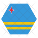 پیش‌نمایش فایل aruba-1 از پک پرچم‌ها شش‌ضلعی جهان