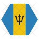 پیش‌نمایش فایل barbados-1 از پک پرچم‌ها شش‌ضلعی جهان