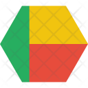 پیش‌نمایش فایل benin-2 از پک پرچم‌ها شش‌ضلعی جهان