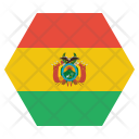 پیش‌نمایش فایل bolivia-2 از پک پرچم‌ها شش‌ضلعی جهان