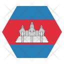 پیش‌نمایش فایل cambodia-4 از پک پرچم‌ها شش‌ضلعی جهان