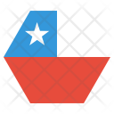 پیش‌نمایش فایل chile-5 از پک پرچم‌ها شش‌ضلعی جهان