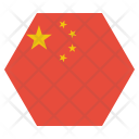 پیش‌نمایش فایل china-5 از پک پرچم‌ها شش‌ضلعی جهان
